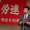 9日、松川の新年会で県政と医療を巡る情勢報告し懇談。入院給食費１食460円は弁当より高いと驚きと怒りの声が。