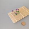 秋の七草の庭のジオラマに挑戦、桔梗から始める試作品