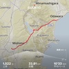 東海道 三島宿→箱根峠→小田原城まで ※1000md+強