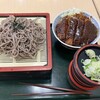 アピタ名古屋南店の「てんてん」で、ざるみそかつ丼 ざるそば大盛り