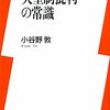 小谷野敦「天皇制批判の常識」面白いよ！