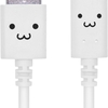 エレコム USB TYPE C ケーブル 3A出力で超急速充電 1.2m MPA-FAC12CWH 顔デザインが可愛い