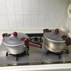 メルカリで圧力鍋こなべちゃん買いました