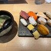 寿司・鯛出汁塩らーめんセット