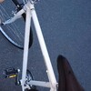 夫の自転車