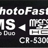 PhotoFast CR-5300とTranscend microSDHC 4GByte