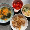 【本日のホットクックごはん】豚丼・おみそ汁・マカロニサラダ