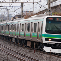 令和２年１月23日　常磐線快速電車・成田線用E231系０番台マト119編成が機器更新を終えて長野総合車両センターを出場