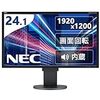 NEC 24.1インチ IPSモニター ディスプレイ フルHD WUXGA 1920x1200 16:10 画面回転 高さ調整 縦型 USBハブ スピーカー内蔵 HDMI対応 Switch&PlayStation対応 LCD-EA244WMi-BK (整備済み品)
