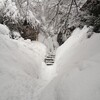 三徳山の雪