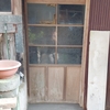 第２の納屋の引き戸の修繕