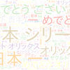 　Twitterキーワード[オリックス]　11/27_23:20から60分のつぶやき雲