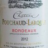 Bordeaux (AOC) - Château Pouchaud Larquey 2012