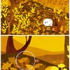 葉の下