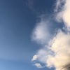 今日の朝の空