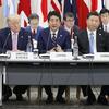 G20にて、1つの長机に座る３人の首脳たちを見て笑ってしまいました。