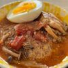 茨城県立歴史館向かいの【ココリコ食堂】で煮込みハンバーグランチをいただく