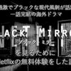 【海外ドラマ】『ブラック・ミラー』を観るためにNetflix無料体験をする価値はある【一話完結】