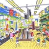 新作です✨スポーツ用品店と少年たち👦🧒👦🧒⚾🧦👟⚽🏓🏸🎾