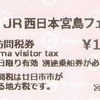 JR西日本宮島フェリー宮島訪問税券