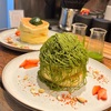 日本茶カフェの姉妹店　濃厚抹茶パンケーキ@
