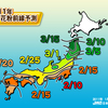 今年の花粉は10倍