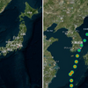 2020年台風第5号での3DマップとPowerBIの比較