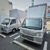 朝から出勤前に、清掃工場とコンテナ倉庫に行き、