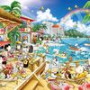 梅雨明け・猛暑の庭／世界最小ピースに挑戦：ジグソーパズル「ピーナッツビーチリゾート」