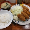 かつ進（千代田区外神田）のカキフライ定食