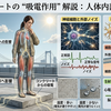 コンクリートの人体から電子を奪う吸電作用に、ご注意。