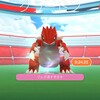「Pokemon GO」レイドバトルにて「グラードン」出現中です