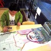 松本・コンコースカフェで画家志望の青年を描く．．．（ＵＰ構成中）