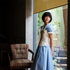 Blue swing dress and large window -2-