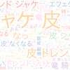 　Twitterキーワード[シャケ皮]　01/25_18:01から60分のつぶやき雲