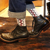 Attractions提案ブランド  WEARMASTERS  ウエアマスターズより  ミッドセンチュリーなジグザグ模様の  ソックス 850 Jagged Lined Socks が入荷しました！( ＾∀＾)