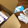 新学期の新しい上履き。Amazon Prime wardrobeが楽ちんでした。