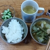 白菜といんげん豆の煮付け