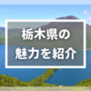 【都道府県魅力度ランキング】最下位になった栃木県の魅力を紹介します！