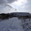 雪のある三原山（２月２０日）
