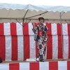 紀州漆器祭りの宮本静「黒江からころ為の女」