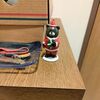 小さなクリスマス飾り。今年も小さなくまサンタを飾っています。