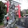 鍬を持つ田の神／鹿児島県鹿屋市吾平町上名