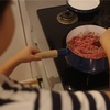 兄のミートソーススパゲティ