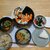 自動おにぎり作成装置で作った白米おにぎり。とん汁(7日目)