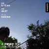 梅雨入りまじか？9.15km～6月1日～