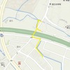 府中用水_谷保分水_あきすい門から南へあきすい堀沿い(東京都国立市)