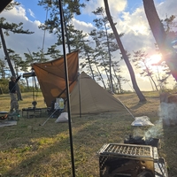 もう冬の気配？次回からは冬装備だ！友人とデュオキャンプ