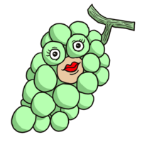 シャインマスカット のかわいいイラスト