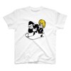 川でバナナを獲るゴリラのTシャツを作りました